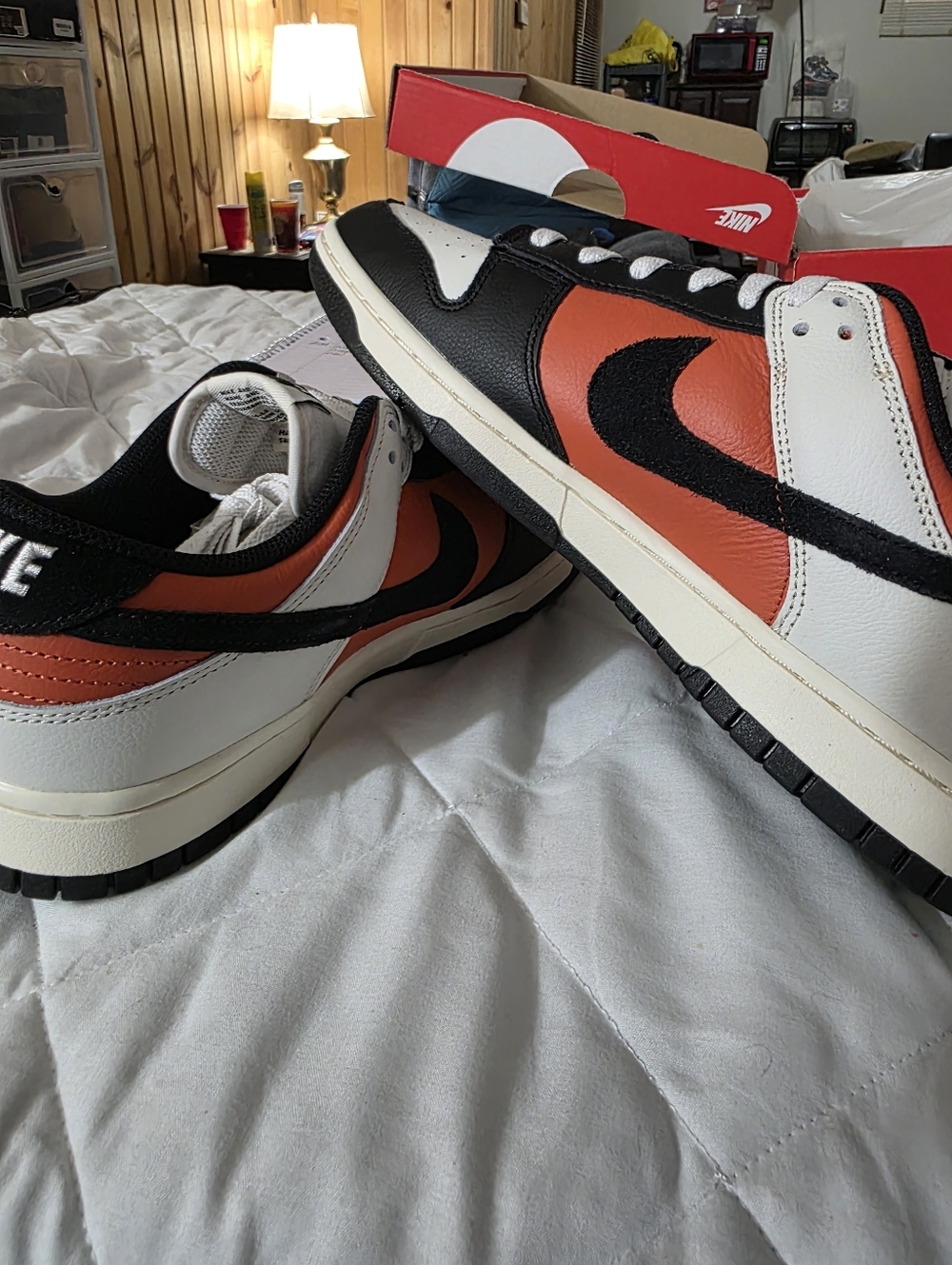 Nike Dunk Low Retro Men’s Low-Top Sneakers Size 10m, New.